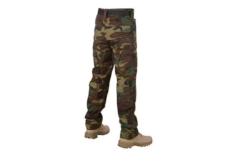 Pantalon Combat Uniforme avec genouillères - boisé