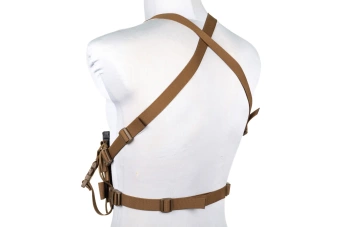 Gilet Minimalist Chest Rig Wosport VE-108 Coyote Brown