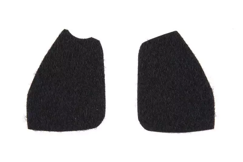 Hook&Loop hearing protectors stickers - black
