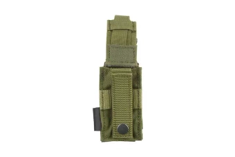 Single magazine pouch for a 9mm pistol magazine - olive drab