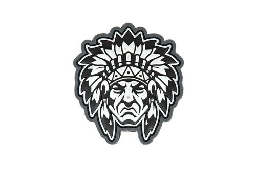Native American Warrior Head 1 Patch - Urban