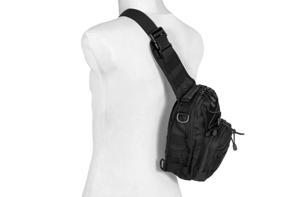 Sac à bandoulière tactique - noir