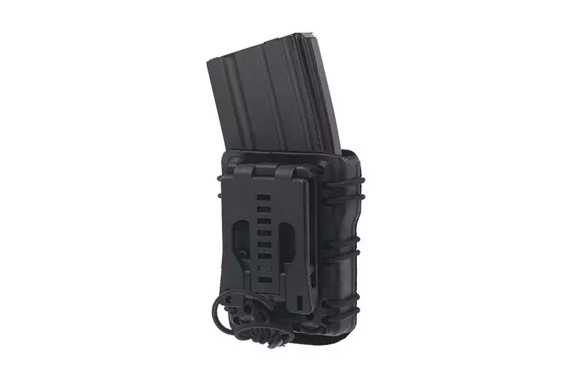 SMC 5.56 Magazine Pouch with flocking (QD Belt) - black