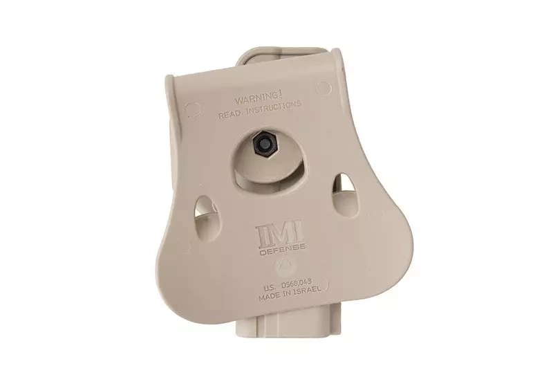 Glock 17/22/31 Polymer holster for LEFT HANDED - tan