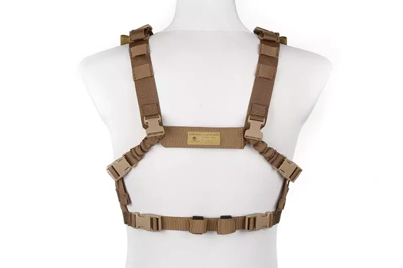 Tactical Low Profile Chest Rig type vest - Coyote Brown