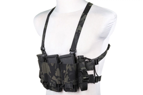 Gilet Minimalist Chest Rig Wosport VE-108 MC Black