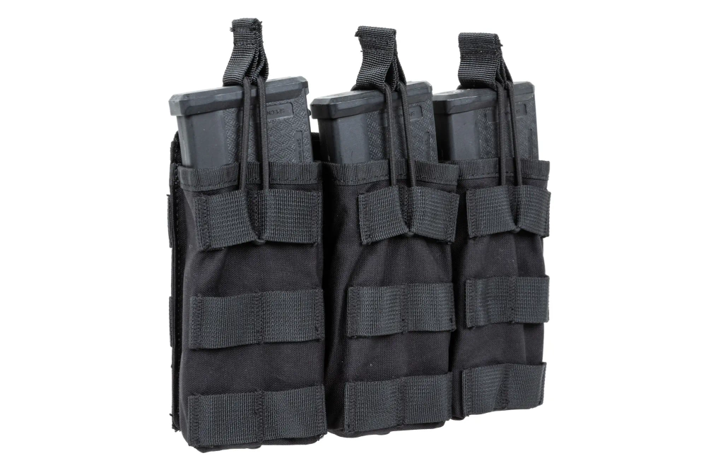 Potrójna ładownica typu Open na magazynki  M4/M16 Specna Arms Tactical Czarny