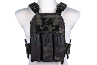 Kamizelka taktyczna typu Plate Carrier Wosport VE-75 MC Black