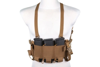 Gilet Minimalist Chest Rig Wosport VE-108 Coyote Brown