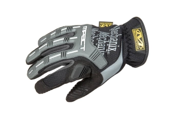 Gants à manchette ouverte M-Pact® de Mechanix Wear - Noir/Gris