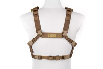 Tactical Low Profile Chest Rig type vest - Coyote Brown