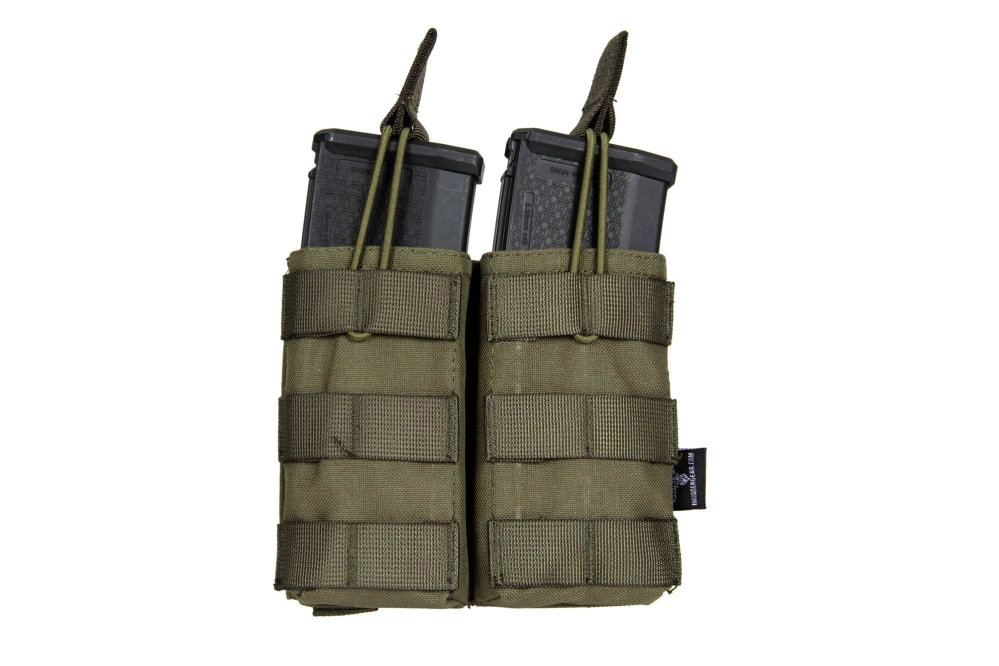 Pochette double MOLLE pour 2 chargeurs type M4/M16 - Vert Ranger