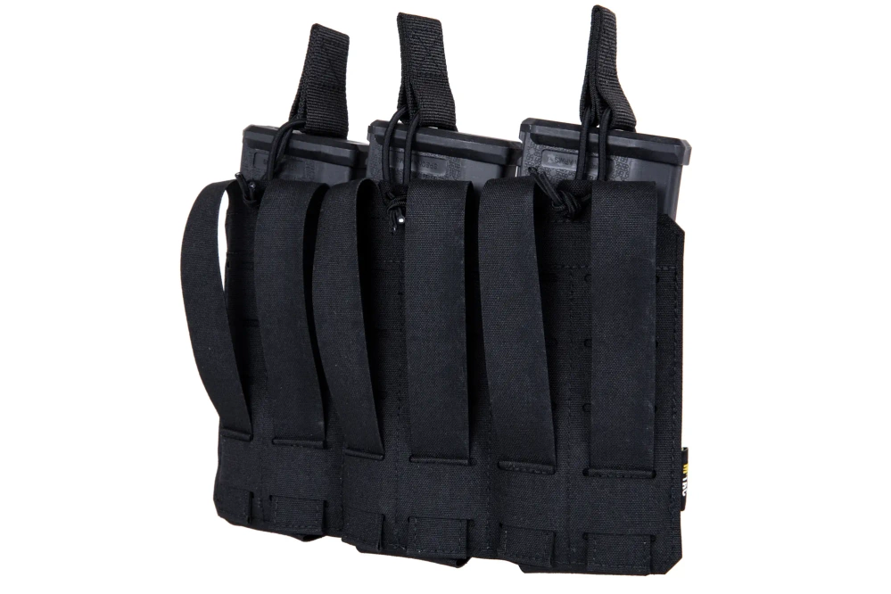 M-Tac Ładownica elastyczna na 3 magazynki Elite Laser Cut Czarna