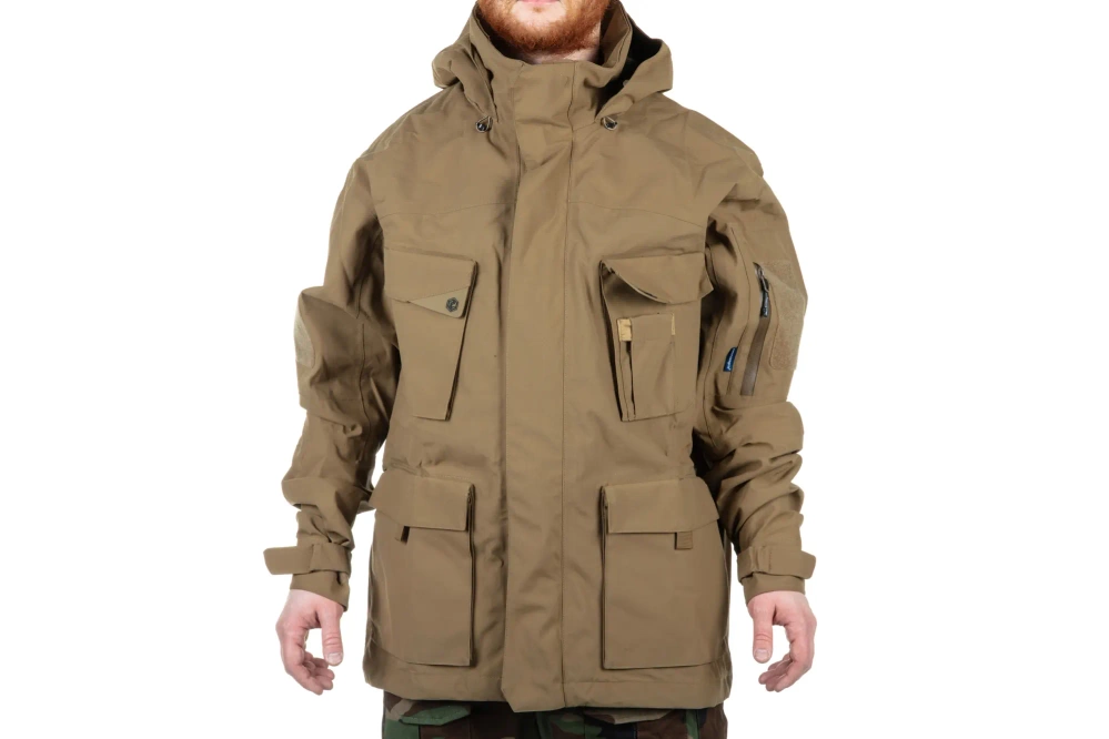 Emersongear Blue Label 'Dimorphic Egret' Khaki Softshell Jacket