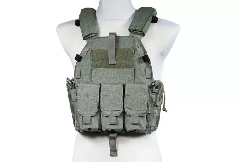 Gilet tactique type 94K Plate carrier M4 - Vert feuillage