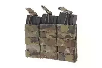 Pochette triple Open Top pour chargeurs M4/M16 - Multicam