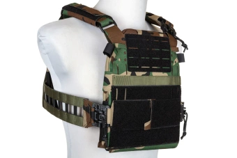 Specna Arms Tactical QR III Woodland Plaatdrager Vest