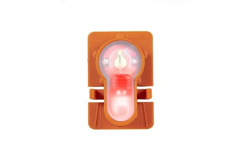 Marker elektroniczny Lightbuck RIS - pomarańczowy (czerwone światło)
