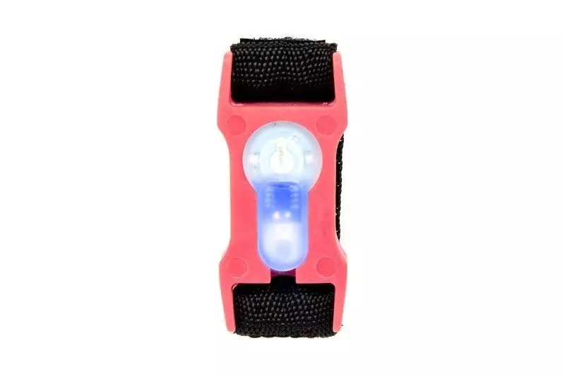 Marker elektroniczny Lightbuck Split-Bar - różowy (niebieskie światło)