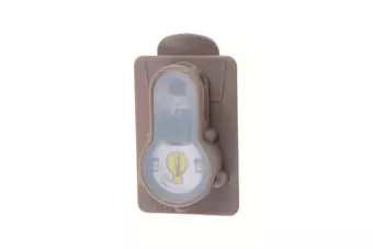 Marker elektroniczny Lightbuck Card Button - Dark Earth (białe światło)