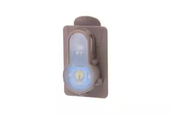 Marker elektroniczny Lightbuck Card Button - Dark Earth (niebieskie światło)