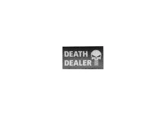 Naszywka IR - Death Dealer prawa - czarna